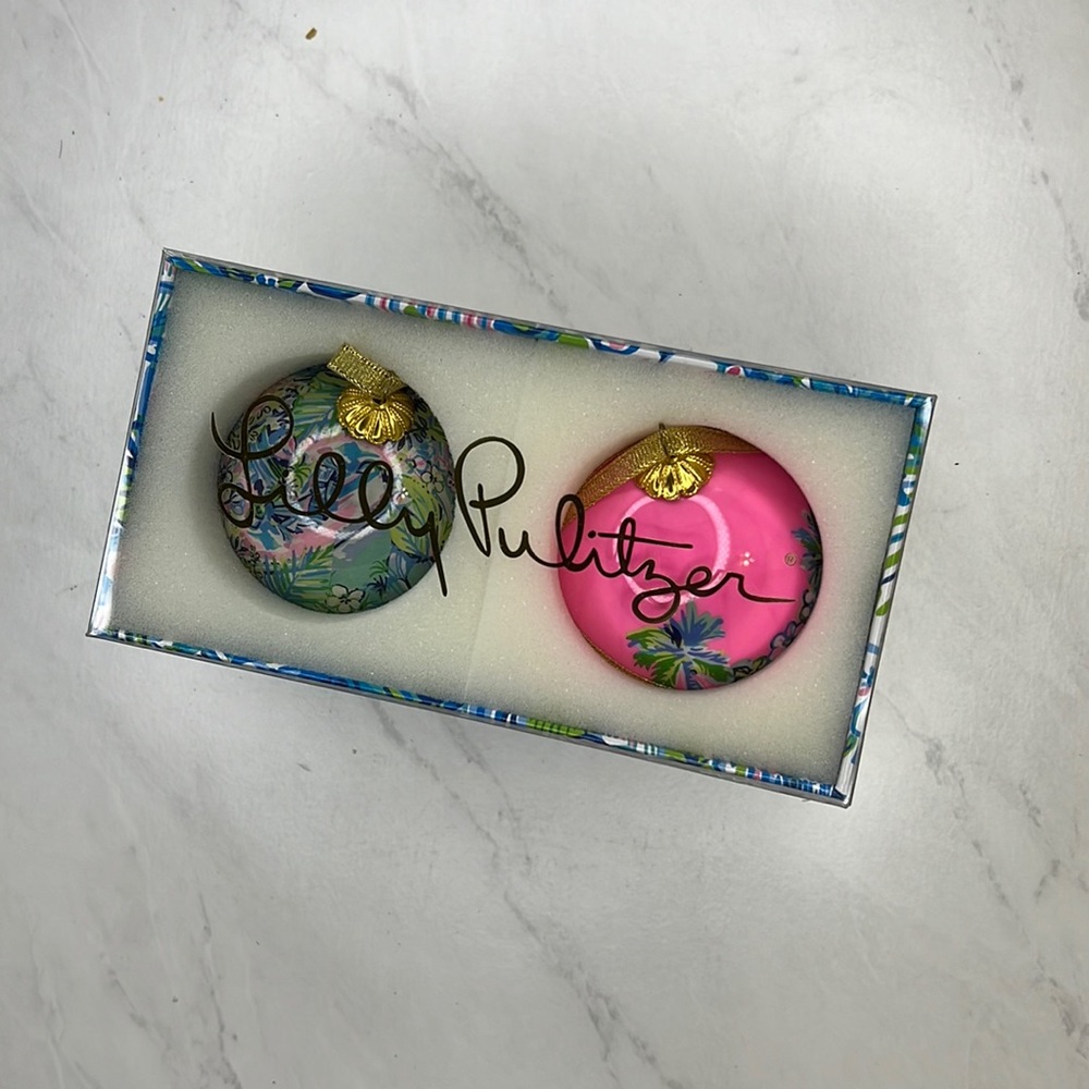 Lilly Pulitzer Christmas Ornaments